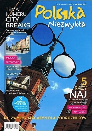 Okładka książki polska niezwykła. jesień 2012
